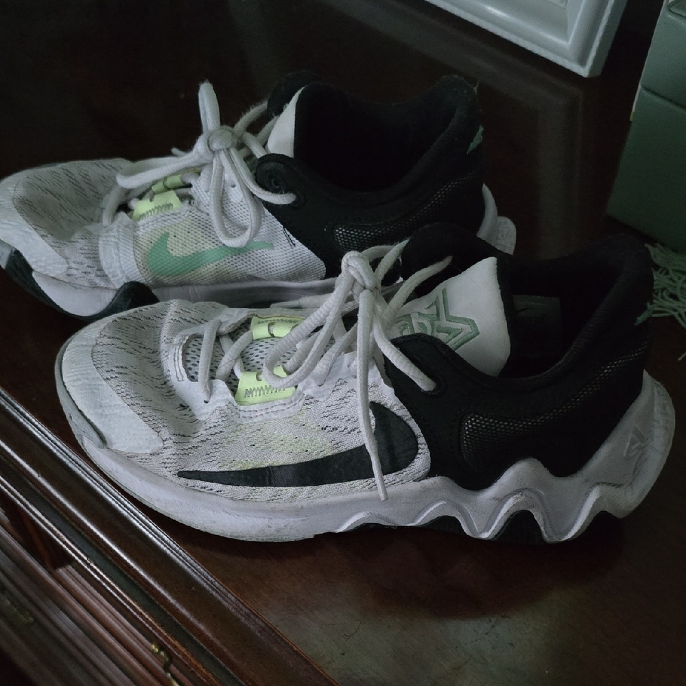 Nike Gianis Black and White Sneakers Modern Athletic Design